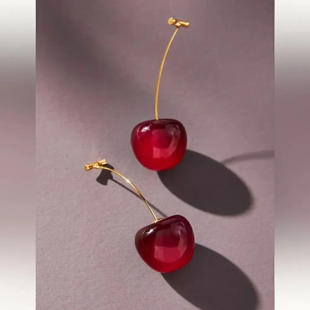 cherry earrings A301